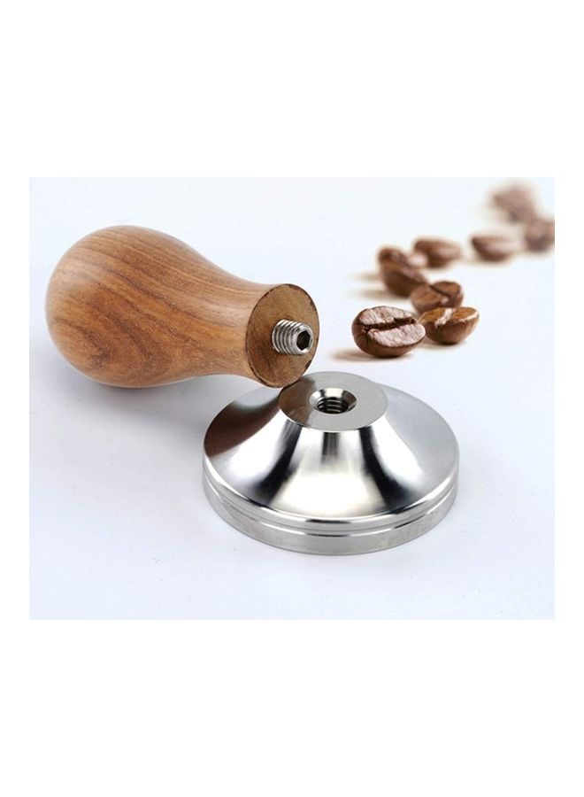 Espresso Tamper Brown/Silver 58mm