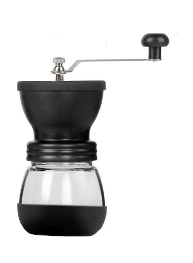 Manual Coffee Grinder Black/Clear 19.5x9.5x18.5cm