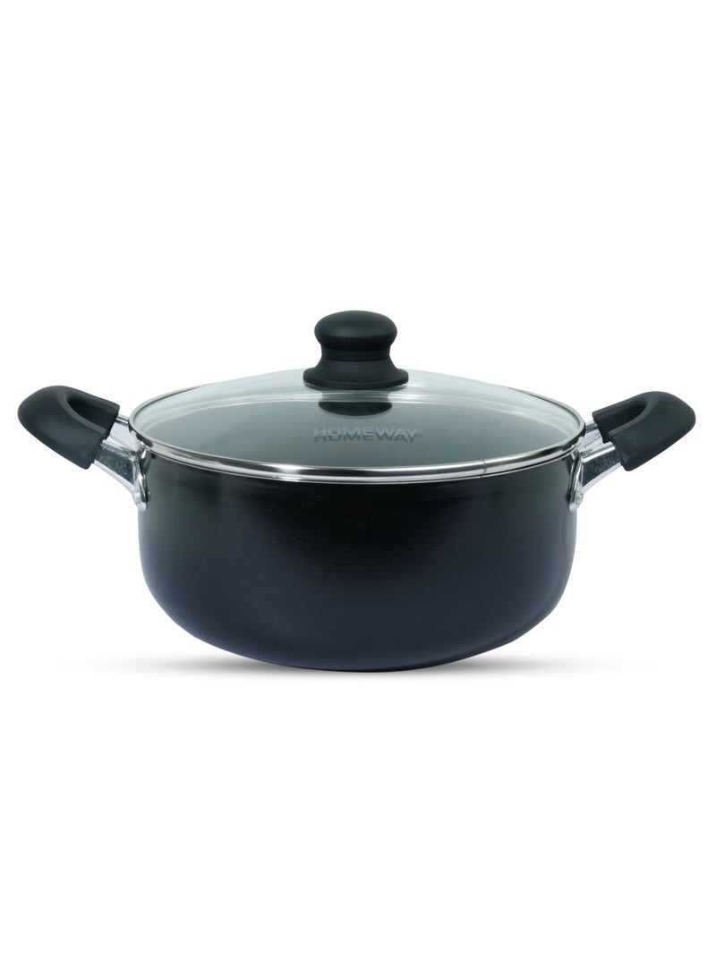 28cm Nonstick Casserole with Lid – Lightweight, Scratch Resistant & Stylish,Perfect for Slow Cooking & Baking