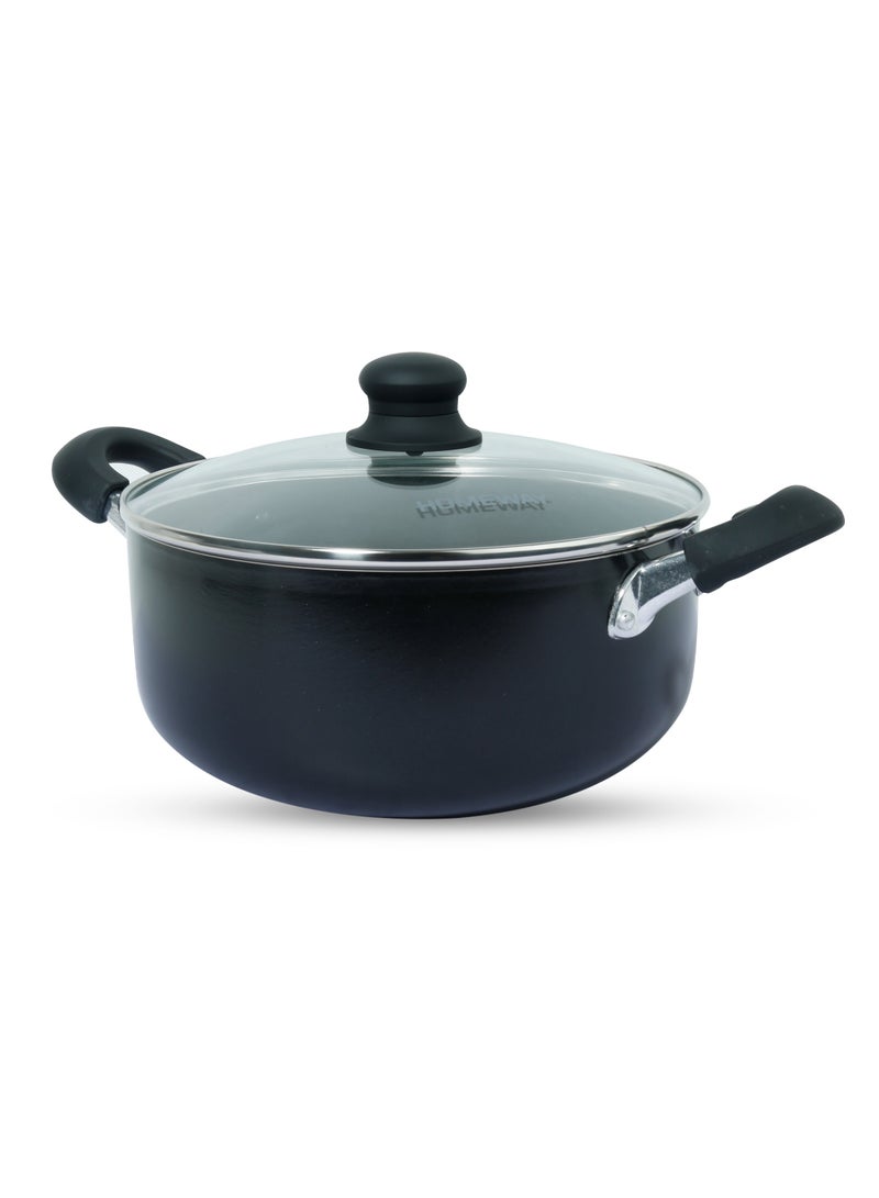 28cm Nonstick Casserole with Lid – Lightweight, Scratch Resistant & Stylish,Perfect for Slow Cooking & Baking