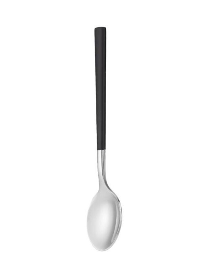 Stainless Steel Spoon Black/Silver 14.8x2.8centimeter