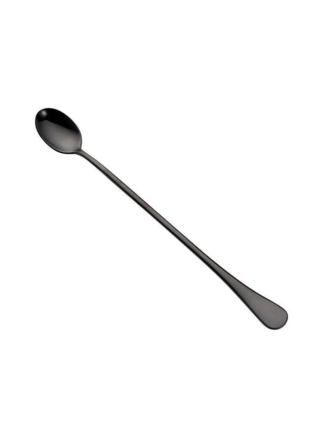 Stainless Steel Long Handle Spoon Black 9inch