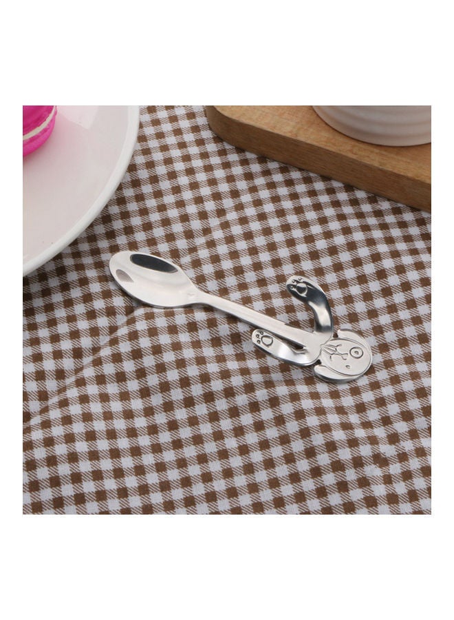 Stainless Steel Hanging Cup Tea Spoon Silver 12x2x3cm