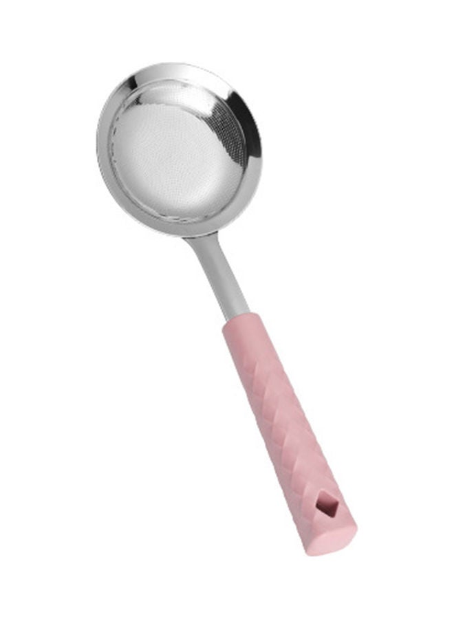 Portable Skimmer Slotted Spoon Pink