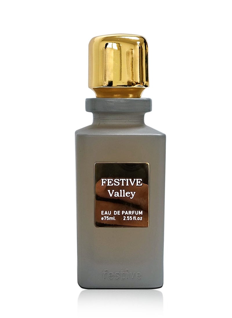 Valley by Festive, Eau De Parfum, Premim Quality Imperial Valley Fragrance UNISEX, for both Men and Women 75ml