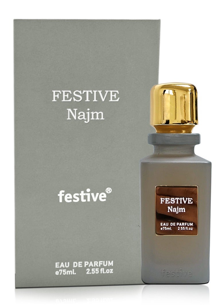 Najm by Festive,Eau De Parfum, Premium Quality Savage Elixir Fragrance for Men 75ml