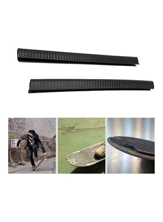 2Pcs Scratchproof Longboard Protect Anti Collision Strips Skateboard Bumpers 0.23kg