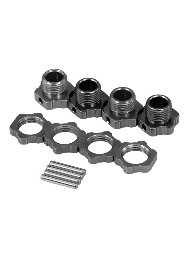 Aluminum Wheel Hex Hubs Adapter Nut For 1:8 Remote Control Monster Truck Nuts (13x17 mm), Pins (17x3 mm)