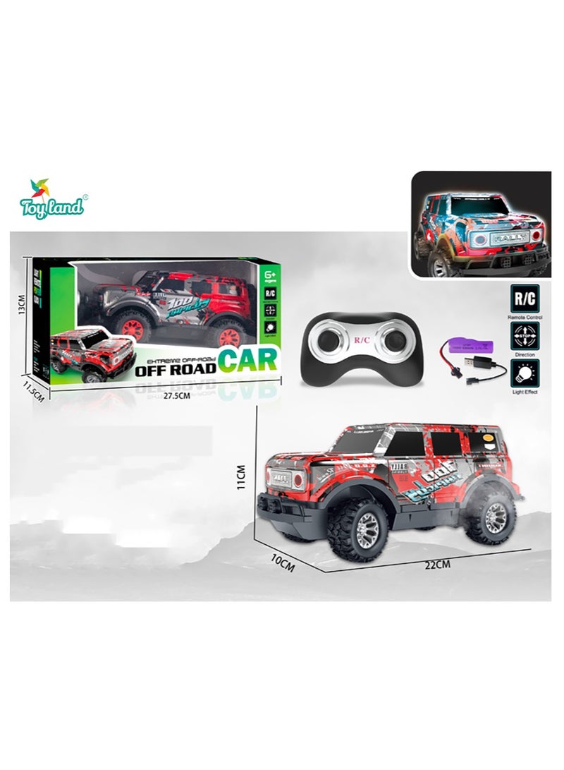 Rechargeable 4WD Off Road Colorful Rc Car with Light -Assorted Color