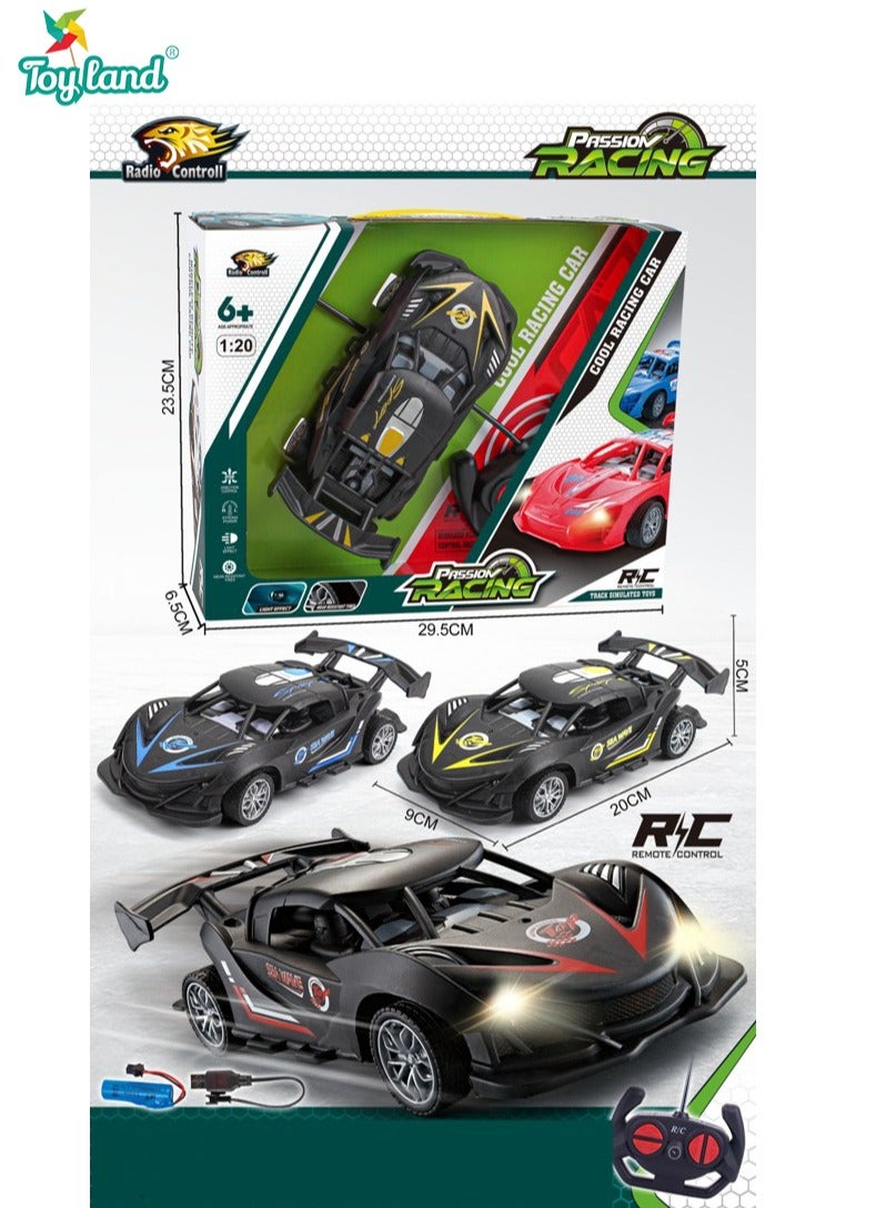 Rechargeable 1:20 Scale 4WD 2.4 Ghz Remote Control Rc Car for Children