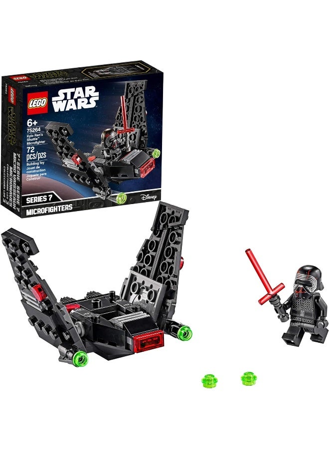 LEGO Star Wars Kylo Ren’s Shuttle Microfighter 75264 Star Wars Upsilon Class Shuttle Building Kit, New 2020 (72 Pieces)