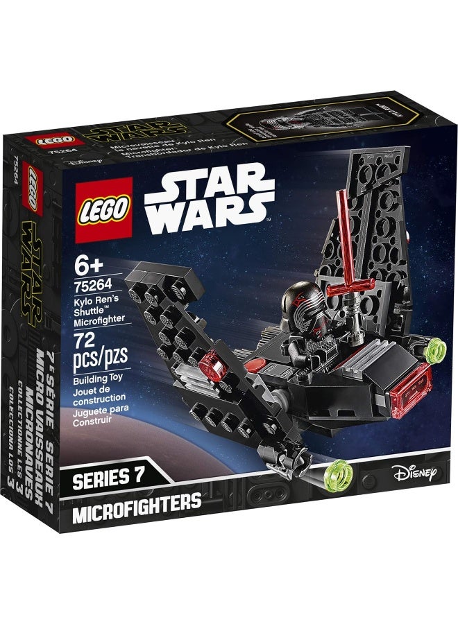 LEGO Star Wars Kylo Ren’s Shuttle Microfighter 75264 Star Wars Upsilon Class Shuttle Building Kit, New 2020 (72 Pieces)