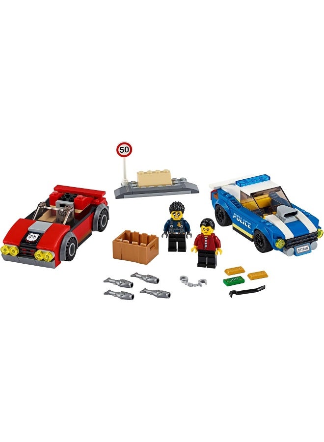 LEGO City Police Highway Arrest 60242 Police Toy, Fun Building Set for Kids, New 2020 (185 Pieces)