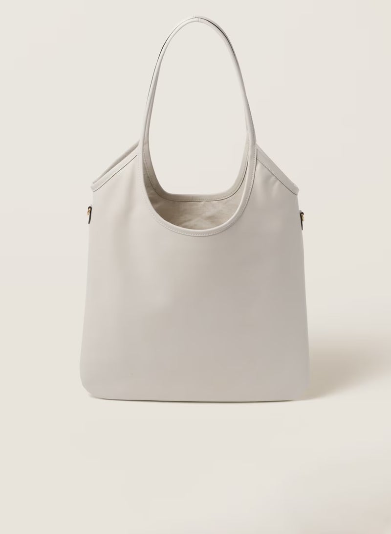 MIU IVY leather tote bag shoulder