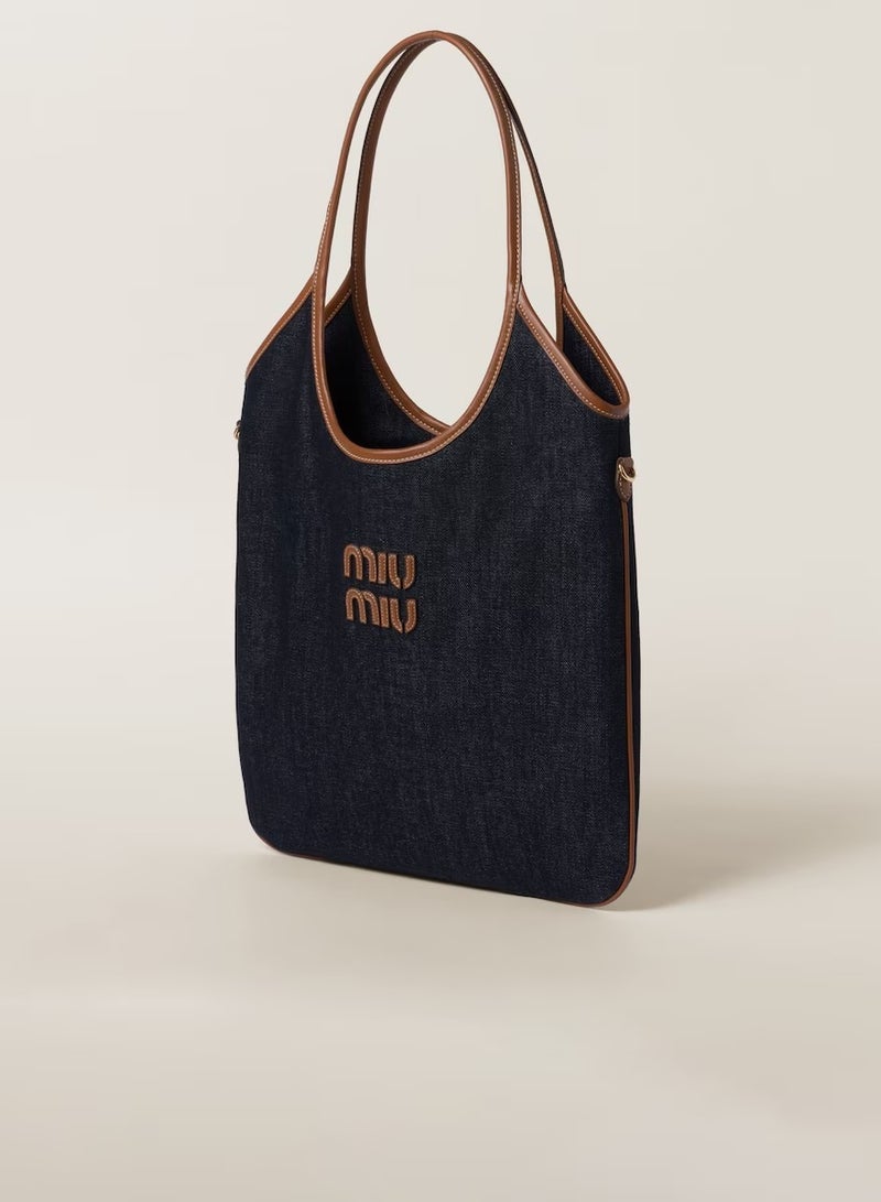 MIU Ivy canvas tote bag Shoulder
