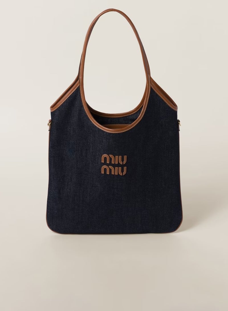 MIU Ivy canvas tote bag Shoulder