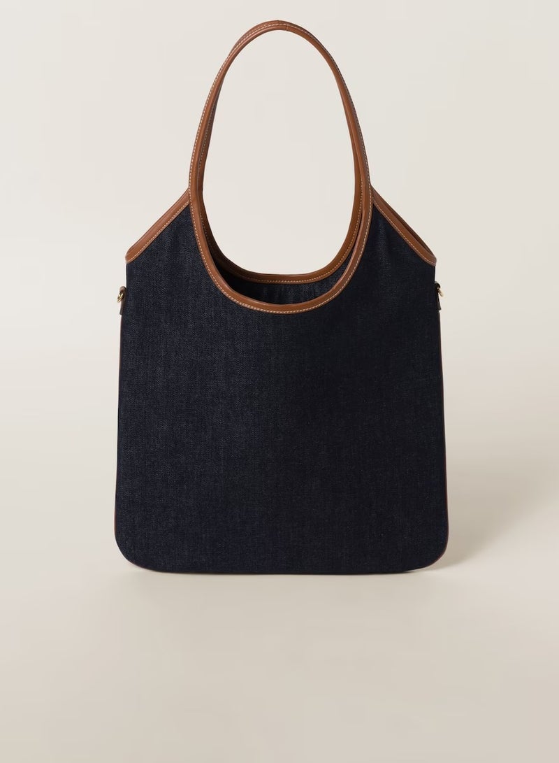 MIU Ivy canvas tote bag Shoulder