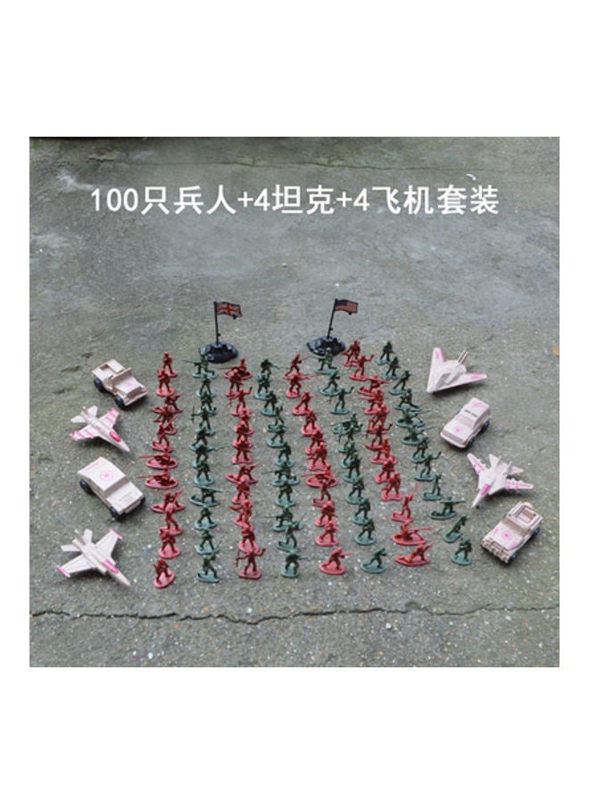 110-Piece Military Model Set