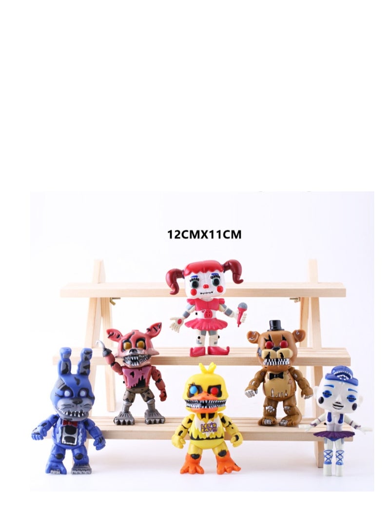 5-Piece Five Nights At Freddy's Theme Toy Set