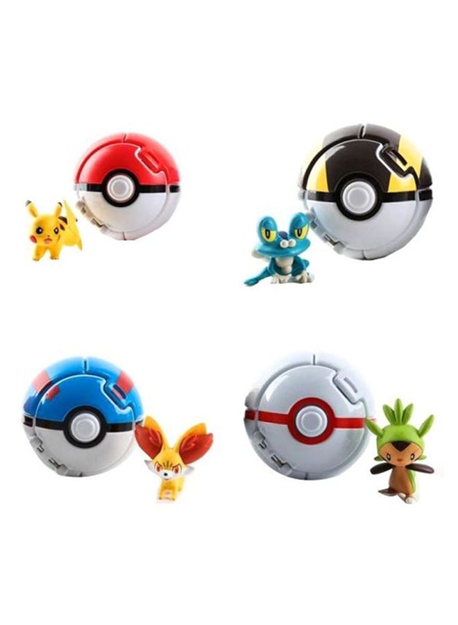 4-Piece Pokemon Genie Ball Set