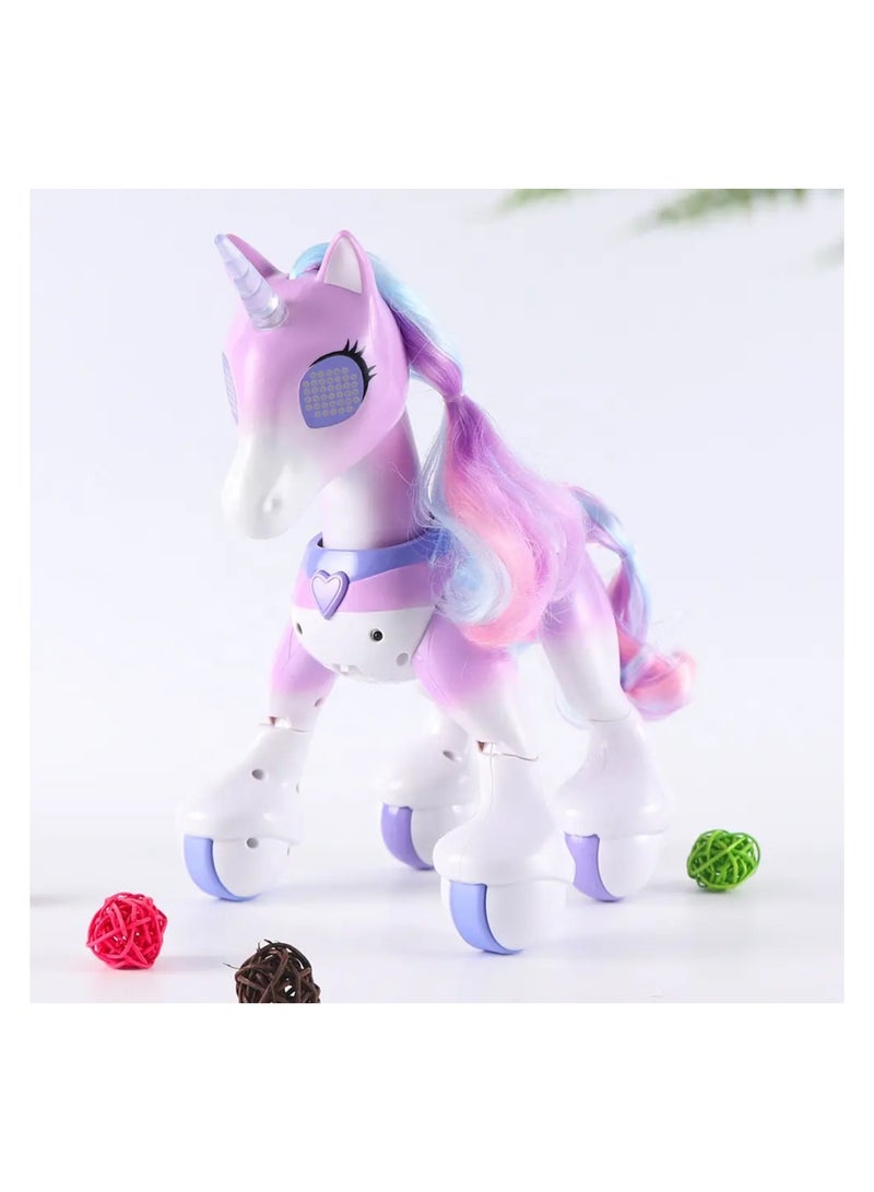 Remote Control Unicorn Pet Horse Touch-Activated, Walking, Chasing & Fun Activities Magical Electronic Toy for Kids