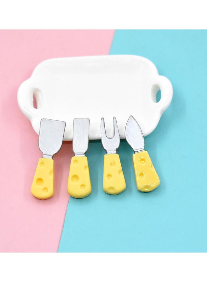 Set Of 5 Miniature Tableware Fork Toys