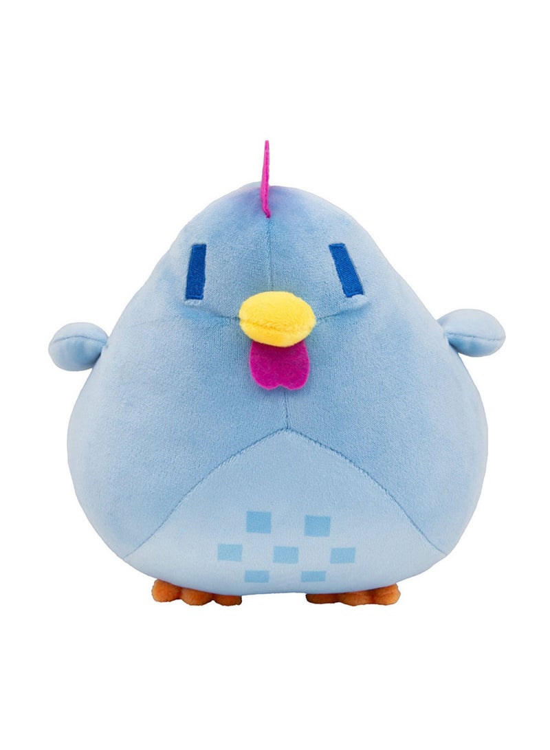 20 CM Cute Chicken Plush Doll Same Style As The Game Soft Stuffed Toys For Boys And Girls Gift (Blue)