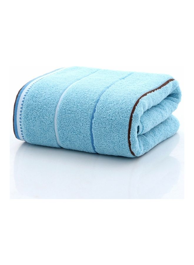 Large Pure Cotton Bath Towel Blue 70X140cm