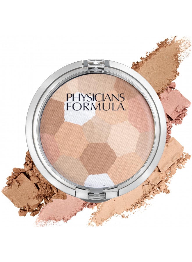 Physicians Formula Setting Powder Palette Multi-Colored Pressed Finishing Powder, Natural Coverage, Buff, Dermatologist Tested, Clinicially Tested