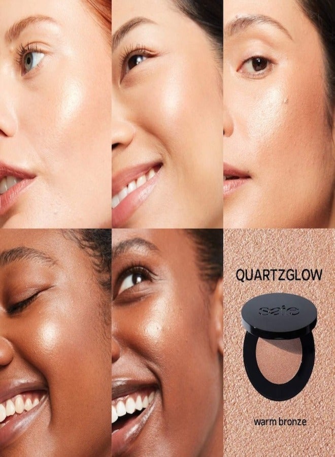 Saie Glow Sculpt Multi-Use Cream Blush & Highlighter - Quartzglow - warm bronze 5.8g