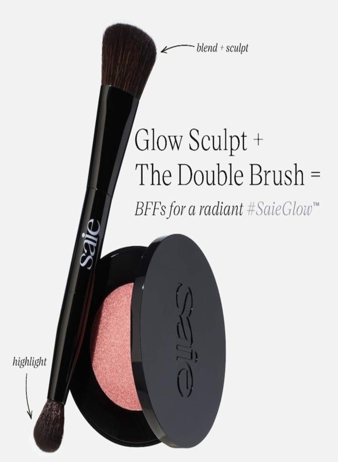 Saie Glow Sculpt Multi-Use Cream Blush & Highlighter - Quartzglow - warm bronze 5.8g