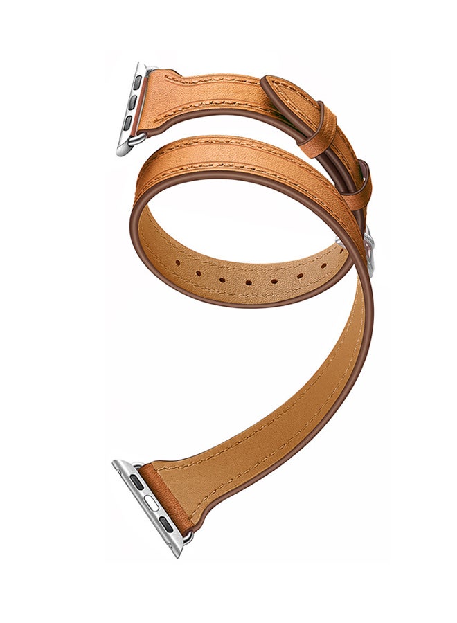 Replacement Band For Apple Watch Series 3/2/1 Brown