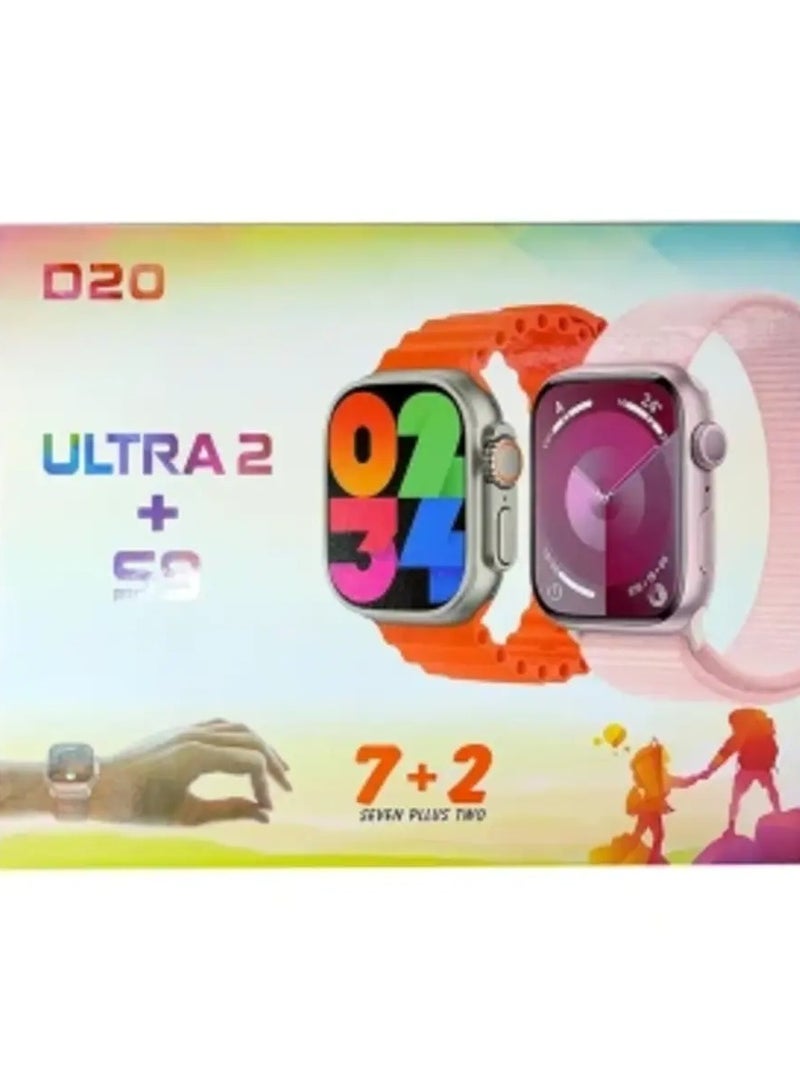 D20 Ultra2+S9 smart watch