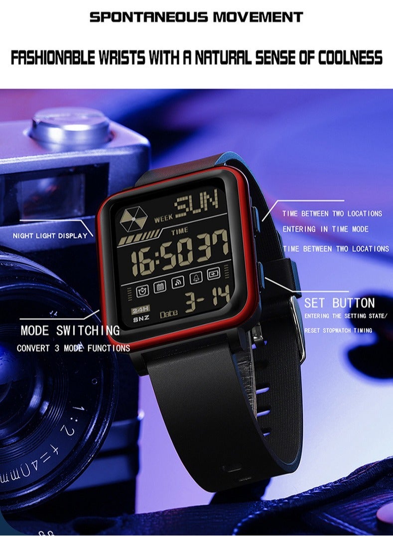 Men's And Women's Multifunctional Outdoor Mountaineering Waterproof Electronic watch