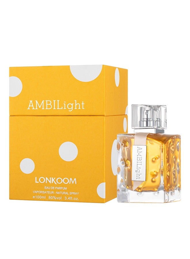 LONKOOM AMBILIGHT(YELLOW) EDT For women 100ML