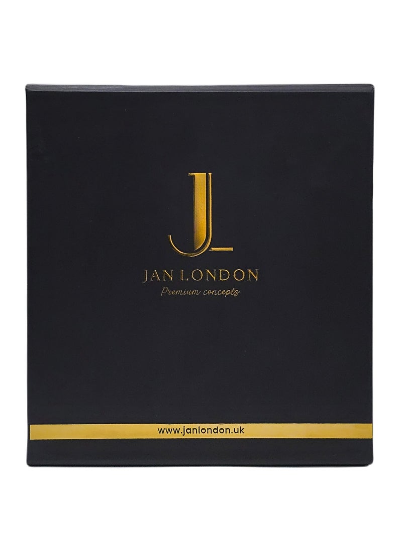 JAN LONDON Premium Concepts Gift Set: Luxurious AYUB EDP Perfume 50ml, Portable Roll on Attar 10ml, and Deeply Nourishing Oud Island Body Butter 50ml – The Ultimate Fragrance and Skincare Experience