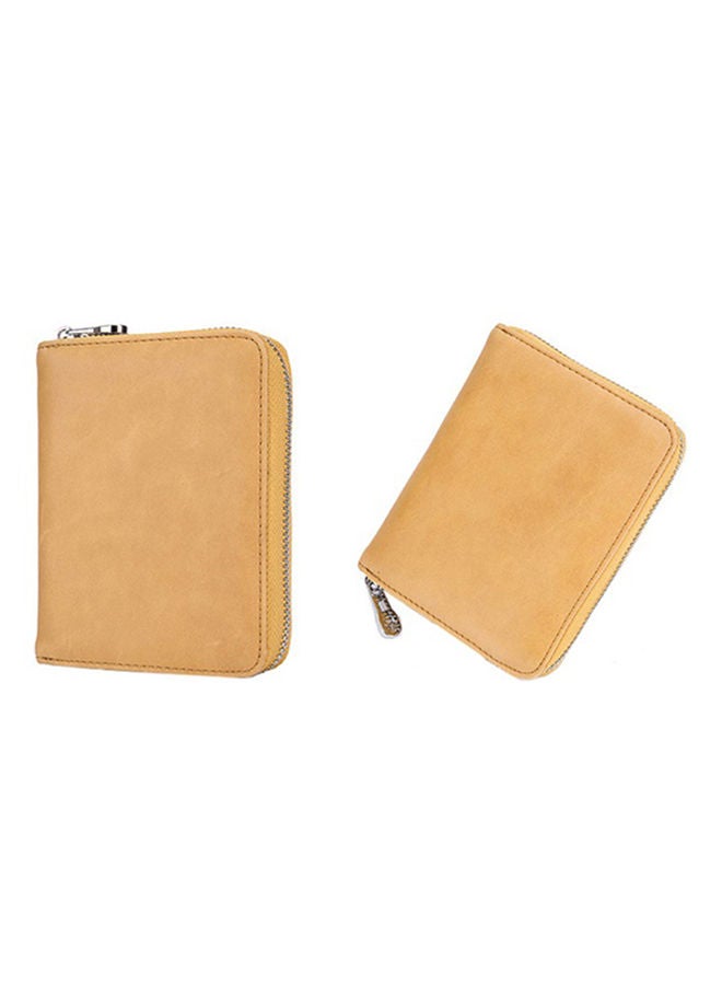 Zip Around Wallet Yellow