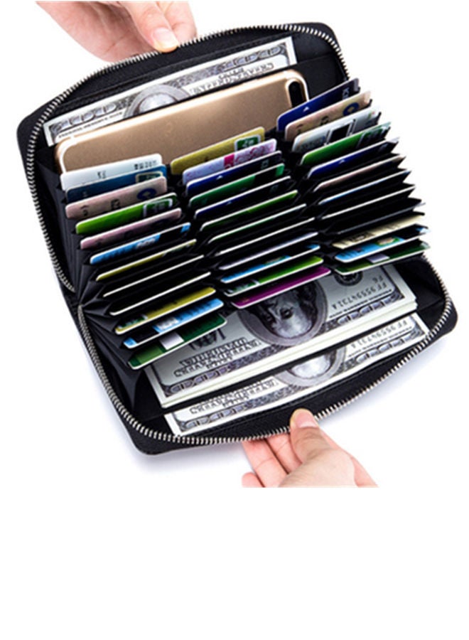 Multifunctional Spacious Wallets Black