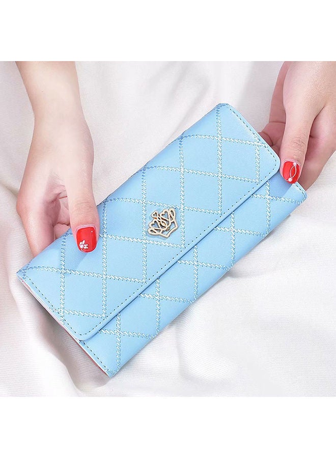 Sleek Lightweight Casual Wallet Blue