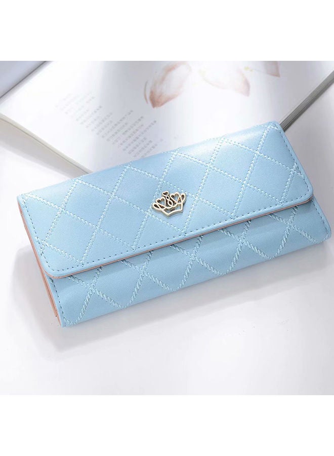 Sleek Lightweight Casual Wallet Blue