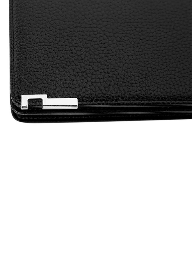 Business Zip Around Wallet With Wristlet Black