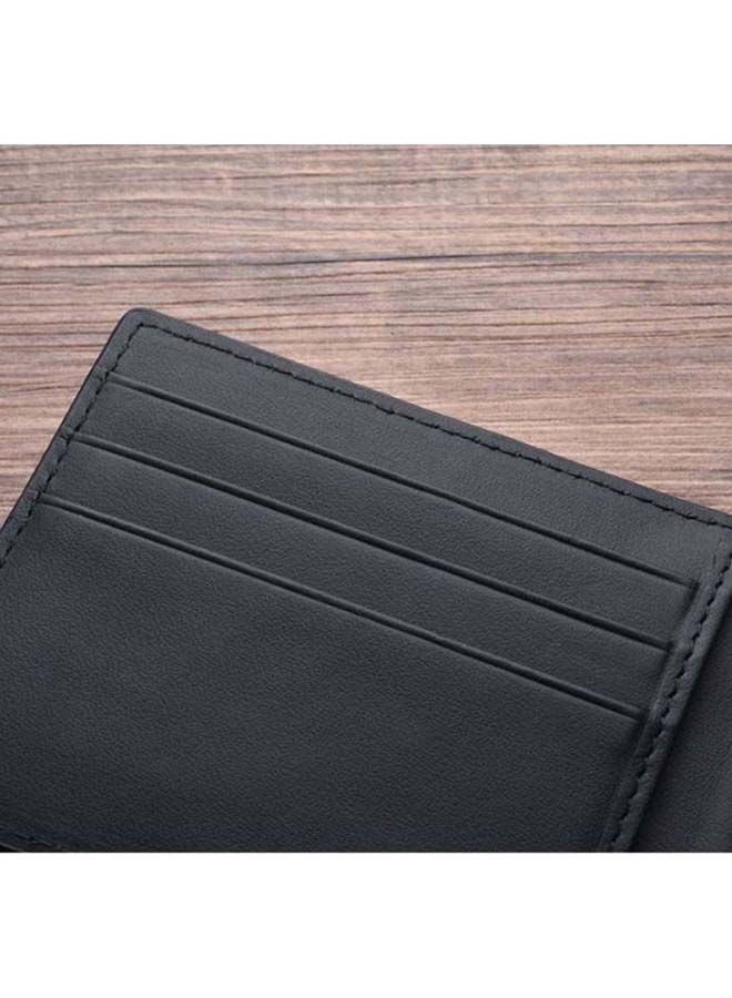 Bi-Fold Leather Men's Wallet Black