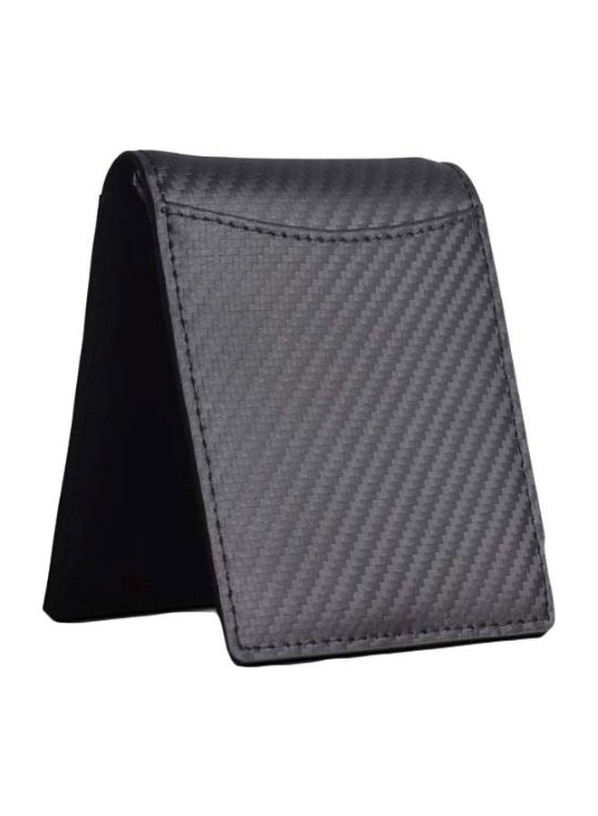 Bi-Fold Leather Men's Wallet Black