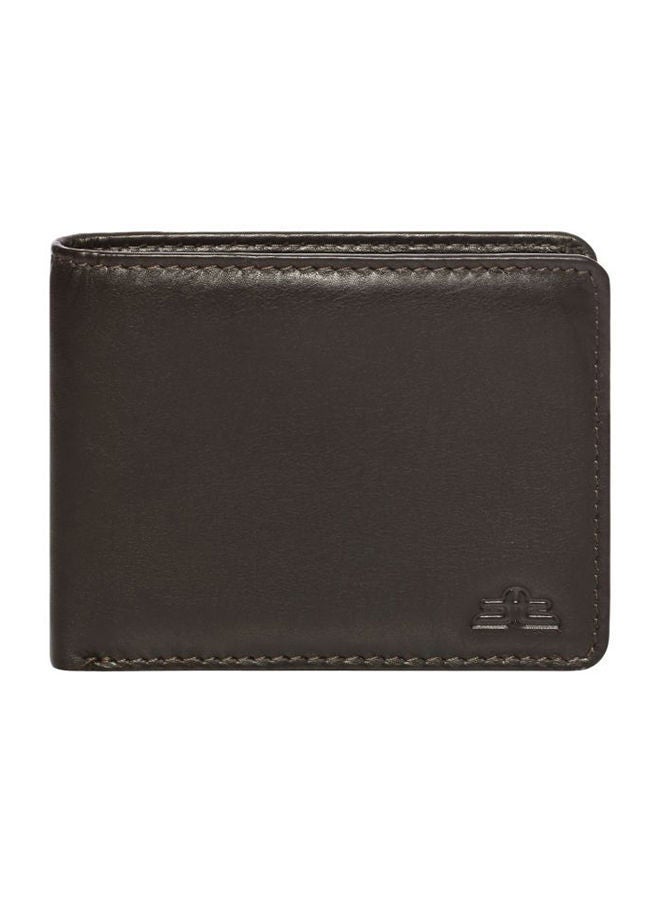 Genuine Leather Designer Wallet Brown