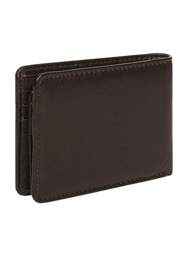 Genuine Leather Designer Wallet Brown