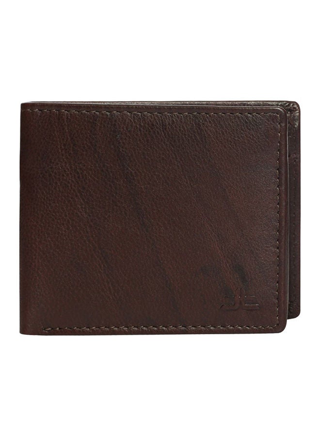 Genuine Leather Designer Wallet Brown