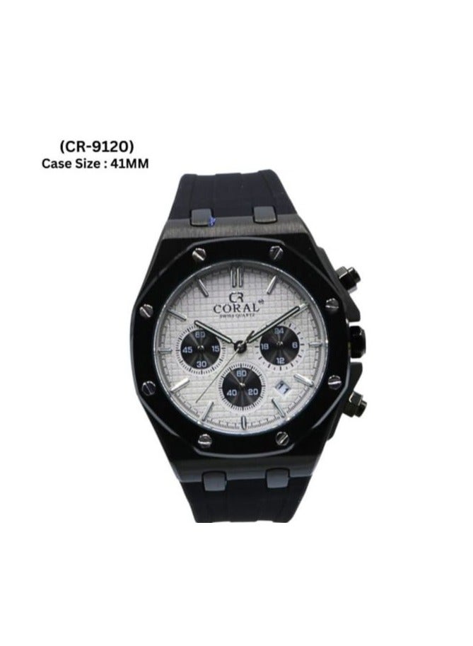 MEN RUBBER STRIP WATCH