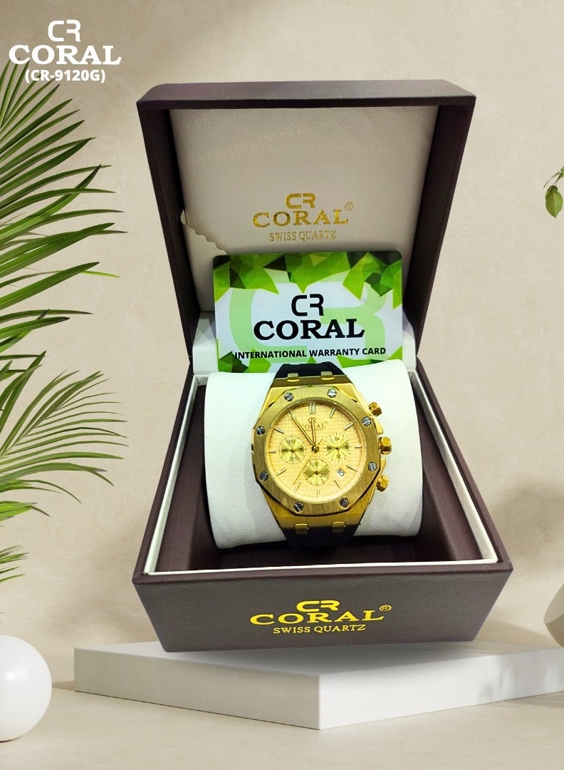 CORAL SWISS  WATCH FOR MEN