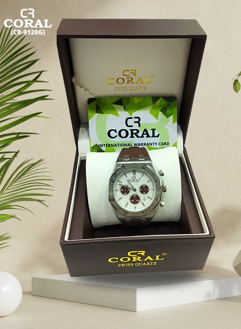 CORAL SWISS  WATCH FOR MEN