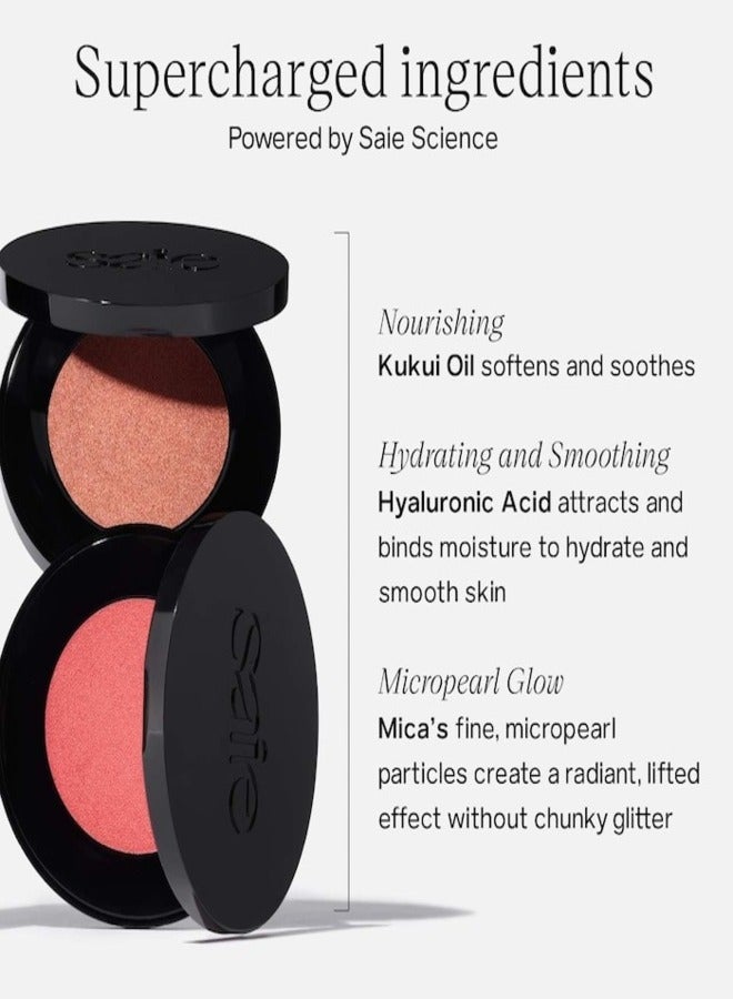 Saie Glow Sculpt Multi-Use Cream Blush & Highlighter - Bronzeglow - rich red bronze 5.8g